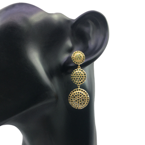 2.46 Cttw Green Natural Diamond Drop <b>Dangle</b> <b>Earrings</b> 925 Sterling <b>Silver</b>, Round Cut Prong Set <b>Earrings</b> for Women, Push Back - Product Image 5