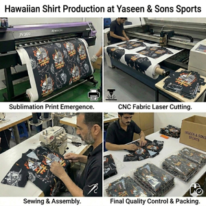 เสื้อเชิ้ตชายหาดฮาวายลายหัวกะโหลกเสือ พิมพ์ลายเสือ ทรงหลวม ระบายอากาศได้ดี แห้งเร็ว ผ้าโพลีเอสเตอร์ 100% ผ้าบรอดคลอธ เสื้อเชิ้ตฤดูร้อน สไตล์ไฮสตรีท - Product Image 4