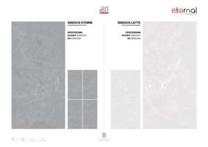 Azulejos de Porcelana con Acabado Brillante, Elegantes y Modernos, Tamaño 60x120cm 600x1200mm 24x48 Pulgadas, para Pisos Interiores - Product Image 2