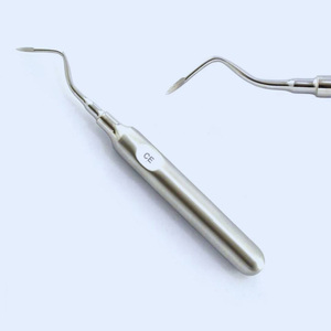 Elevador dental luxador de acero inoxidable, manual, mínimamente invasivo, curvo, para extracción de raíces, instrumento quirúrgico - Product Image 3