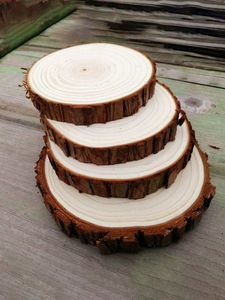 Handmade Durable Classic Wood Coaster Set-Natural Wooden <b>Drink</b> Cup & Table Coasters for Kitchen Use - Product Image 5