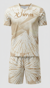Ensemble maillot et short de volley-ball vert émeraude personnalisé, motif vague dynamique, séchage rapide, uniforme d'équipe, sublimation, vêtements de sport OEM en gros - Product Image 3