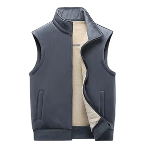 Chaleco Formal de Invierno para Hombre, Cuello en V, Sin Mangas, Impermeable, Transpirable, Ecológico, Mezcla de Poliéster y Algodón, Forro Polar, Diseño Paisley - Product Image 2
