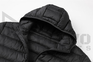 Chaqueta Acolchada Unisex, Abrigo de Invierno Cálido y Aislante, Chaqueta Informal Ligera con Capucha para Uso Diario - Product Image 4