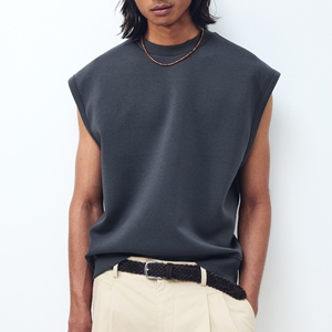 Camiseta sin Mangas Personalizada 100% Algodón para Gimnasio y Uso Casual, Fabricante de Ropa OEM - Product Image 3