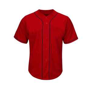 Custom <b>Baseball</b> Jersey Blank Authentic Button Team Uniforms Men Adults <b>Sets</b> 100% Polyester Quick Dry Breathable Wholesale - Product Image 5
