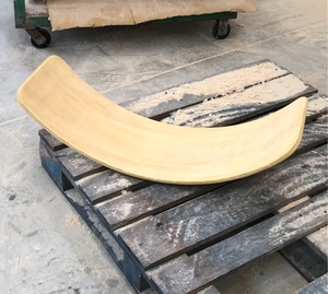 Planche d'équilibre en bois durable et écologique HOT SELLING BLUE LOTUS FARM, planche à bascule incurvée pour la maison, la gym et le yoga - Product Image 2