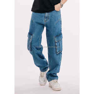 Nueva moda de diseño personalizado Slim Jeans para hombres High Men Jeans Pantalones de mezclilla a bajo precio y alta calidad de Pakistán - Product Image 3