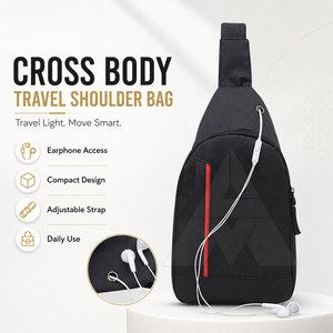 Service OEM, vente en gros de sacs bandoulière légers pour adultes, sacs bandoulière de couleur unie - Product Image 2