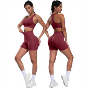 Conjunto de Leggings y Sujetador Deportivo de Diseño Personalizado Estilo 2026 para Mujer, Precio Económico, Última Tendencia, con MOQ Bajo - Product Image 3