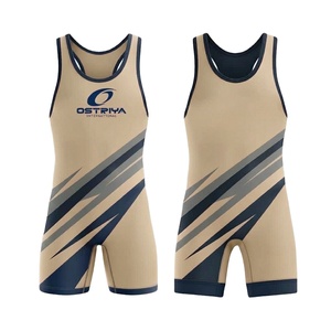 Singlets de Lucha Unisex sin Mangas, Spandex/Poliéster, Nueva Llegada, Impresión Frontal Personalizada, Ligeros, Elásticos y Duraderos - Product Image 1