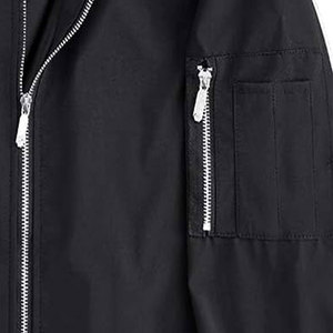 Veste de service OEM pour hommes, nouveau design, veste bomber pour hommes, vêtements de mode de haute qualité, couleur noire, vestes bomber - Product Image 3