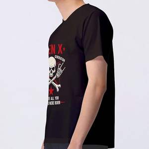 T-shirts graphiques pour hommes à manches courtes, design cool, 100% coton, tissu peigné, personnalisable - Product Image 2
