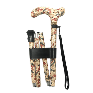 Bastón para caminar de aluminio con soporte de movilidad de 3 pliegues - Product Image 5