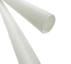 Manchon en fibre de verre enduit de silicone haute température SUNBOW BFS-007, manchon ignifuge, protection isolante 600V - Product Image 1