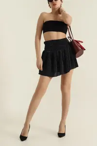 Falda de Cintura Alta para Mujer 2026, Diseño Moderno, Estampado con Motivos Solares, Colores Sólidos para Otoño, Falda de Cintura Alta de Alta Calidad a Precio Económico - Product Image 4