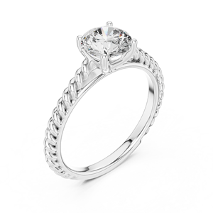 Round Moissanite <b>Diamond</b> <b>Ring</b> 925 Sterling Silver Wholesale Wedding Jewelry Factory Manufacturer Supplier - Product Image 4