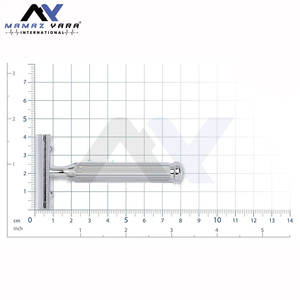 Maquinilla de Afeitar de Seguridad de Doble Filo, Cromada, de Acero Inoxidable, para Hombres y Mujeres, Marca Privada, para Afeitado en Húmedo - Product Image 5