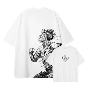 T-shirt blanc slim fit pour homme, sportif, tricoté, manches courtes, col rond, 100% coton, respirant, écologique, séchage rapide - Product Image 1