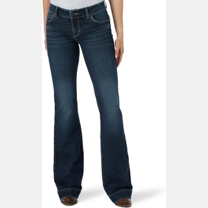 Ladies Denim Jeans Skinny Stretch Flared <b>Pants</b> Women's Plus Size Long Jean <b>Pants</b> Solid Color Washed Wide Leg Women Jeans - Product Image 5