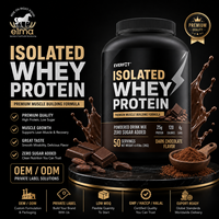 Poudre d'isolat de protéines de lactosérum Elma Food, formule personnalisée OEM ODM, complément protéiné halal, usine de protéines, haute teneur en protéines, croissance musculaire, adulte