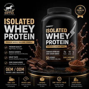 Elma Food Whey <b>Protein</b> Isolate Powder OEM ODM Custom Formula Halal <b>Protein</b> Supplement Factory High <b>Protein</b> Muscle Growth 1kg - Product Image 1