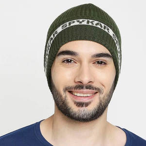 Bonnets en laine mélangée unisexes les plus vendus avec broderie 3D, tissu doux à séchage rapide, design personnalisé - Product Image 1