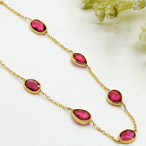 Pulsera de Joyería Fina para Regalo de Boda o Fiesta, Oro Amarillo Sólido de 18k con Turmalina Natural, Diseño de Hielo Triturado para Mujer - Product Image 6