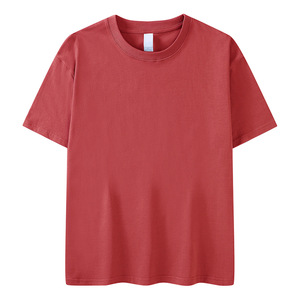 T-shirt ample léger de haute qualité 100% coton 240GSM en jersey avec logo personnalisé vintage pour homme - Product Image 3