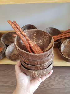 Produit écologique Bol de noix de coco du Vietnam utilisant pour les ustensiles de cuisine et la décoration - Product Image 3