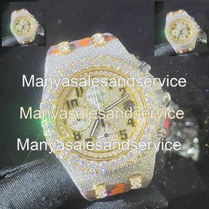 Reloj Cuadrado de Diamantes Moissanite VVS de Alta Calidad, Acero Inoxidable, Cristal, Resistente al Agua 10 Bar, Cierre de Pulsera Personalizado - Product Image 2