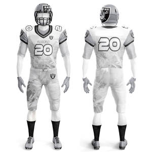 Uniformes de Fútbol Americano Juveniles Personalizados Premium, Completamente Bordados en Tela Twill y Sublimados - Product Image 2