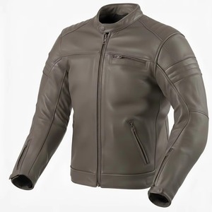 Blouson de moto en cuir de vachette de haute qualité, nouveau blouson de motard classique, blouson de course personnalisé, étiquette privée, vêtement d'extérieur robuste - Product Image 3
