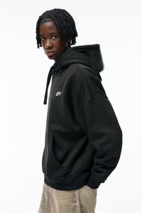 Sweat-shirts à capuche unisexes surdimensionnés en molleton 100 % coton, personnalisables, avec impression de logo OEM, grammage lourd, qualité supérieure, fournisseur de streetwear - Product Image 3
