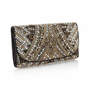 Colorful Indian Handmade <b>Beaded</b> Bag Luxury Ethnic Craft Durable Trendy Style Premium Eth <b>Crystal</b> Fashion Accessory Casual Purse - Product Image 1