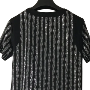 Custom Men's Acid Washed Cropped Rhinestone Metal Distressed T <b>Shirt</b> DTG Printing Cut Edge Graphic Tee 100% Cotton T <b>Shirts</b> - Product Image 4