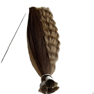 Single Donor Color Vietnamese Raw Human Hair <b>Extensions</b> Wavy <b>Curly</b> Bundle Tip Tape Ins Virgin Hair <b>Extension</b> - Product Image 4