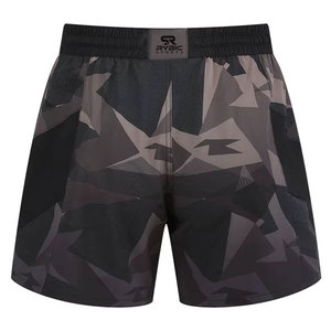 Shorts MMA pour hommes en tissu extensible respirant, pour entraînements sportifs et séances de gym. - Product Image 3