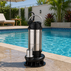 <b>Snow</b> Flake QDX25-10-1.1S 1.5HP Single-Phase Electric Centrifugal Pump 1-1/2 in Discharge For Wastewater Transport - Product Image 4