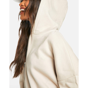 Sudadera con capucha de hombros caídos de peso pesado personalizada, ropa deportiva de estilo urbano, disponible al por mayor, transpirable para correr y hacer jogging - Product Image 5