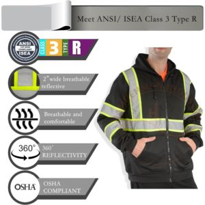 Safety <b>Jackets</b> Safety Equipment Supplier <b>Reflective</b> Safety Clothing for Roadway Protection Workwear <b>Jackets</b> For <b>Men</b> Good Quality - Product Image 5