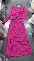Robe midi florale pour femme Shienn |   Mode estivale sexy et élégante |   Chemise unie à détails boutonnés, col en V, manches lanternes, taille haute