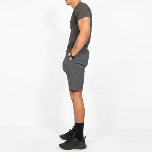 Ensemble T-shirt et short en coton respirant de qualité supérieure, manches courtes, ensemble de survêtement d'été pour homme, t-shirts à col rond et shorts - Product Image 4