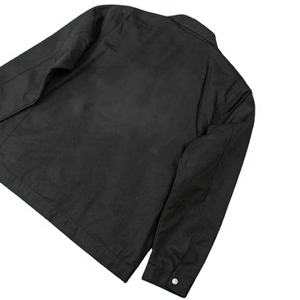 Veste de travail en denim pour homme, style mécanicien industriel, personnalisée, avec broderie, imperméable et respirante, style vintage, vente chaude - Product Image 2