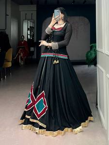 Conjunto de Lehenga Choli de Algodón de Alta Calidad para Navratri, Diseño Gujarati, Chaniya Choli, Precio al por Mayor, Ropa para Exportación - Product Image 6