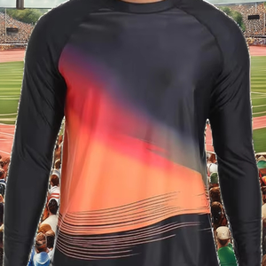 Custom Cross Training Nylon Elastane Rash Guard With High Stretch Underarm Gusset And Sublimation Short Sleeve <b>Compression</b> <b>Shirt</b> - Product Image 3