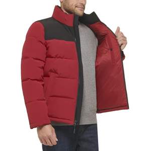 Blouson matelassé coupe-vent unisexe 2026 rouge et noir, léger, design unique et élégant pour homme - Product Image 2