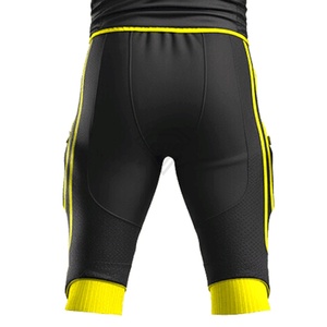 Uniforme de Fútbol Sublimado Personalizado, Conjunto de Camiseta y Pantalones Deportivos Amarillos y Negros, Fabricante, Venta Directa al Por Mayor - Product Image 3