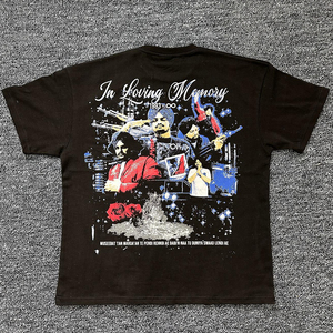 เสื้อยืดผู้ชายแฟชั่นดีไซน์เนอร์แบรนด์ดังคุณภาพสูงขายส่ง สไตล์ใหม่ ทันสมัย พิมพ์ลาย Bap STU HELL ฯลฯ ผ้าฝ้าย 100% - Product Image 3