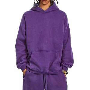High Quality Men Custom Logo Solid Winter Oversized <b>Soft</b> Comfortable Drop Shoulder <b>Hoodie</b> for Daily Wear Street Style Unisex - Product Image 1